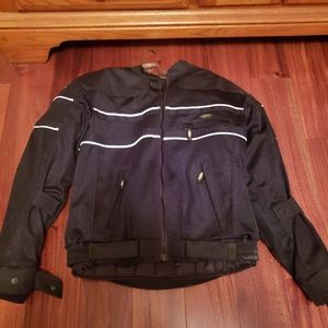 Women’s Black Cortech Motorcycle Mesh Jacket Small